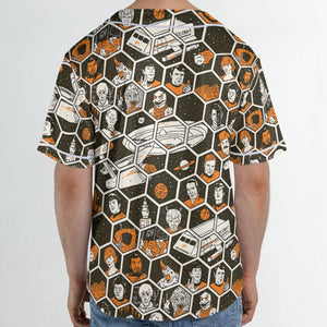 TrekToon Star Trek Hive Pattern Unisex Baseball Jersey