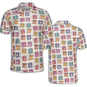 Chill The 4th Out Pokemon AOP Men/Women Polo Shirt