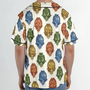 Water Grass Electric Fire I Choose Pattern Unisex Baseball Jersey