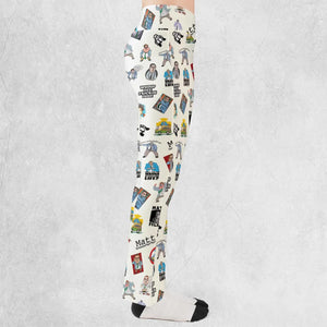 Chris Farley Matt Foley Motivational SNL Flare Leggings