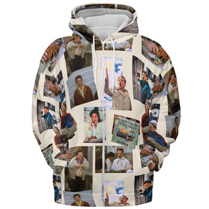 Seinfeld Famous Scenes All-over Print Hoodie