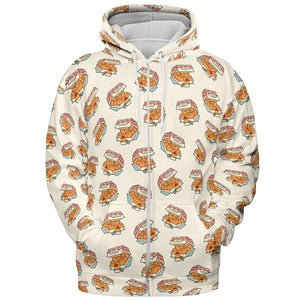 Kitten Nuggets Pattern All-over Print Hoodie