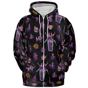 Wyld Stallyns Bill and Ted's Excellent Adventure Character All-over Print Hoodie