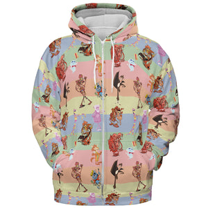 Spooky Monster Mash Cereal Monster All-over Print Hoodie