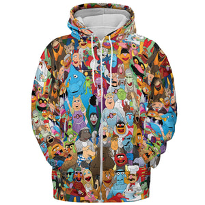 The Great Muppet Jubilee The Muppet All-over Print Hoodie