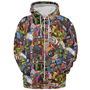 The 1980's. The Decade Of Greed All-over Print Hoodie