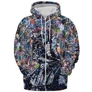 Star Wars Darth Vader All in One All-over Print Hoodie