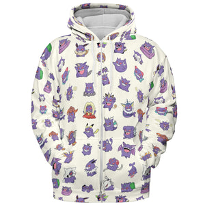 Gengar Cosplay Pokemon All-over Print Hoodie