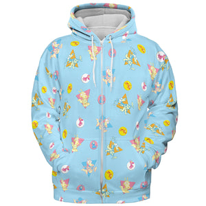 Rocko and Spunky Pattern Rocko's Modern Life All-over Print Hoodie
