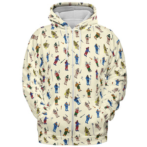 Carl In Masters Of The Universe Pattern All-over Print Hoodie