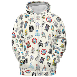 Chris Farley Matt Foley Motivational SNL All-over Print Hoodie