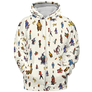 Talespin Characters All-over Print Hoodie