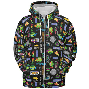 The TMNT Pixel Characters All-over Print Hoodie
