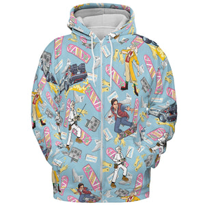 Marty McFly Dr. Emmett Brown Back To The Future All-over Print Hoodie
