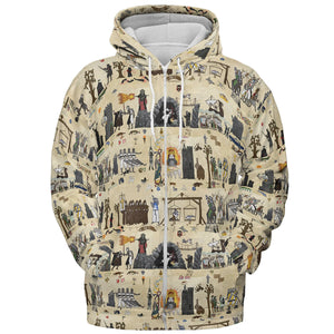 Bayeux Tapestry Monty Python All-over Print Hoodie