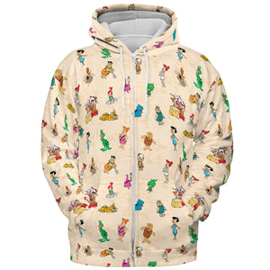 Bedrock The Flintstones All-over Print Hoodie