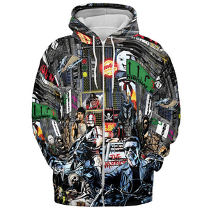 The 80s Iconic All-over Print Hoodie