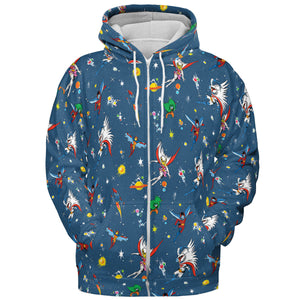 Battle of the Planets All-over Print Hoodie