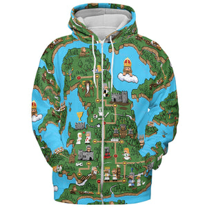 Pixel Art Python Monty Python All-over Print Hoodie