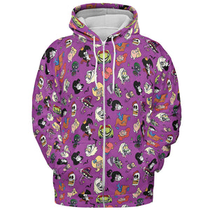 Beetlejuice Cartoon Vintage All-over Print Hoodie