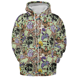 Groove Map The Emperor's New Groove All-over Print Hoodie