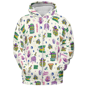 Shell Shock Teenage Mutant Ninja Turtles All-over Print Hoodie