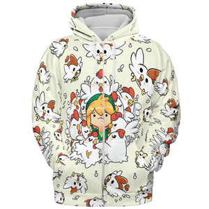 Impossible Situation The Legend of Zelda All-over Print Hoodie