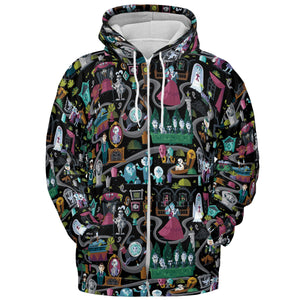 Haunted Mansion Map All-over Print Hoodie