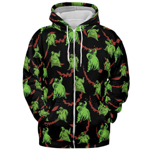 Oogie Boogie Pattern All-over Print Hoodie