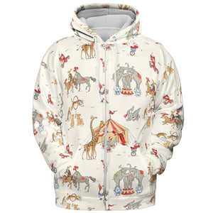 Nostalgic Circus Dumbo All-over Print Hoodie