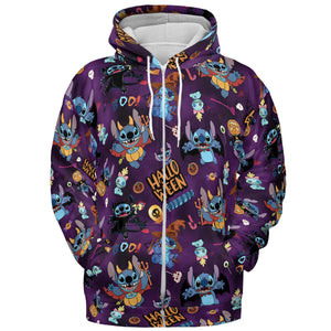 Spooky Stitch All-over Print Hoodie