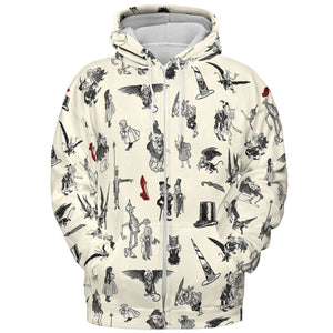 Wizard of Oz Vintage Adapt All-over Print Hoodie