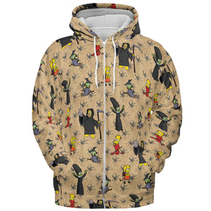 Daily Dose Of Simpsons All-over Print Hoodie