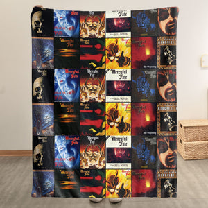 Mercyful Fate Sherpa Blanket A Dark Heavy Metal Tribute for True Fans