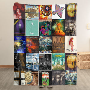 Widespread Panic Sherpa Blanket Jam Band Warmth Wrapped in Iconic Album Art