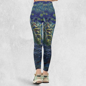 Howl’s Moving Castle Starry Night Legging