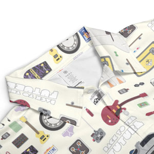 Back to the Future Pattern AOP Men/Women Polo Shirt