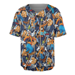 Goofy Aloha Unisex Baseball Jersey