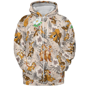 All-over Print Hoodie - TGRLQRTU - - 3