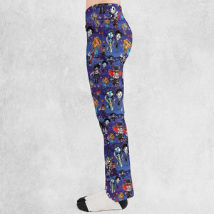 Tim Burton Movies Flare Leggings