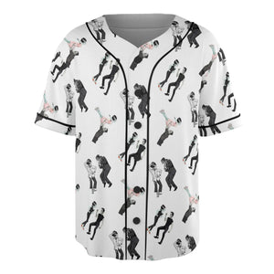 Frankenstein And Bride Movie Dance Scenes Unisex Baseball Jersey