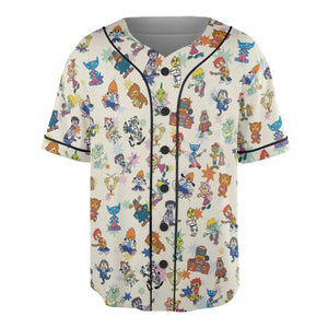 Parappa the Rapper Characters Unisex Baseball Jersey