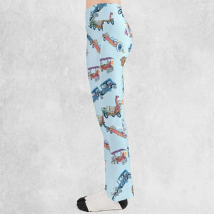 W is for Wacky Races Flare Leggings