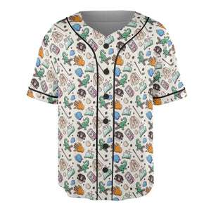 Happy Gilmore Pattern Unisex Baseball Jersey