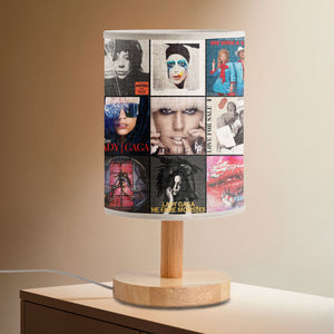 Lady Gaga Album Collage Lamp Pop Icon Night Light for True Little Monsters