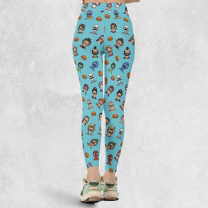 Many Faces of Bob's Burger Legging