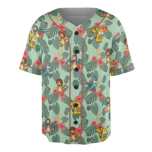 Simpsonmon The Simpsons Pokemon Mashup Unisex Baseball Jersey