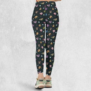 Axolotls Of The World Pattern Legging