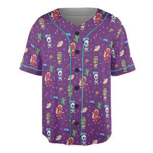 Three amigos Donald Ducktales Unisex Baseball Jersey