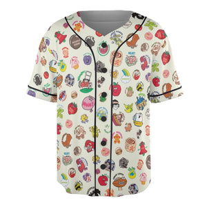 Vintage Trend Matte Scratch & Sniff Unisex Baseball Jersey